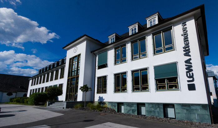 LEWA Attendorn Zentrale und Verwaltung des Automationsunternehmens in Attendorn
